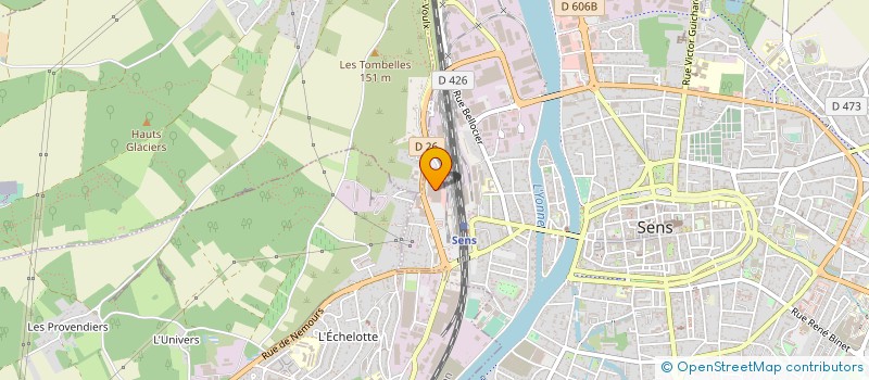 localisation de l'entreprise CATRIX à SENS