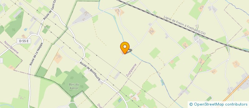 localisation de l'entreprise CATROEL  ZUYTPEENE