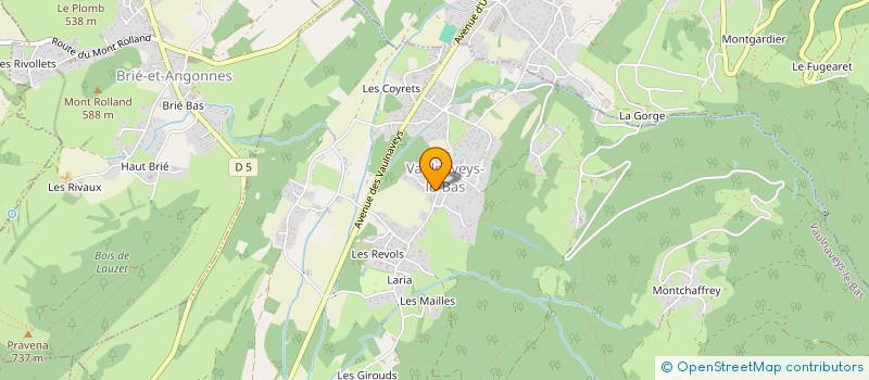 localisation de l'entreprise CATRYELEC  VAULNAVEYS-LE-BAS