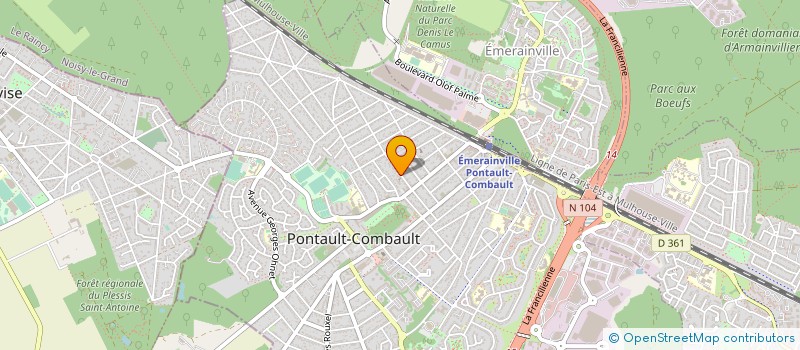 localisation de l'entreprise CATS 77 à PONTAULT-COMBAULT