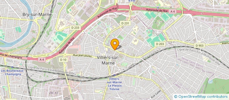 localisation de l'entreprise CATS-COM  VILLIERS-SUR-MARNE