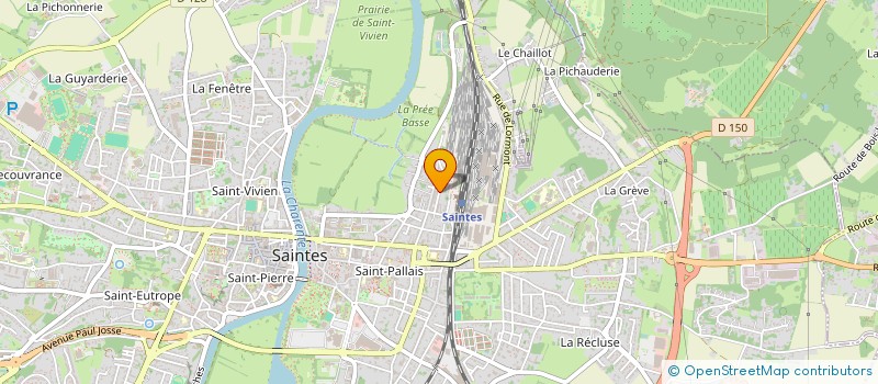 localisation de l'entreprise CATSIEG  SAINTES