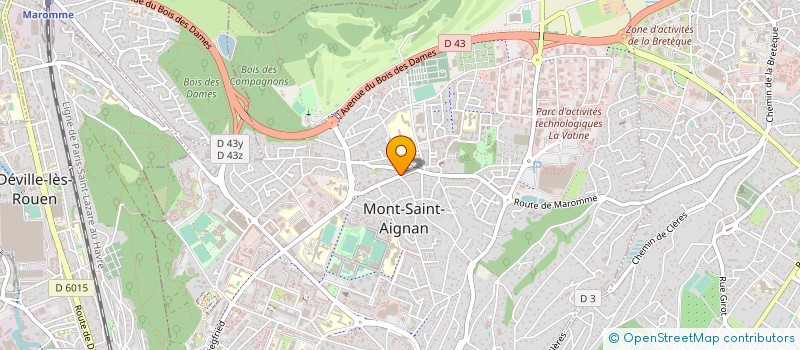 localisation de l'entreprise CATSMEDIA  MONT-SAINT-AIGNAN