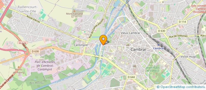 localisation de l'entreprise CATT DUNES à CAMBRAI