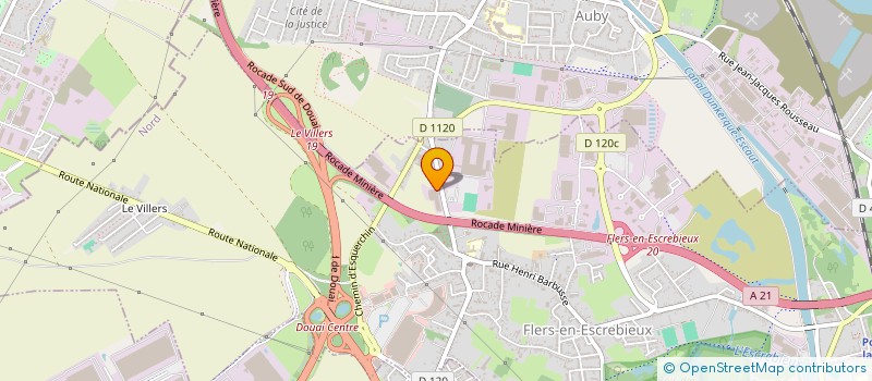 localisation de l'entreprise CATT'O2 MAINTENANCE  FLERS-EN-ESCREBIEUX