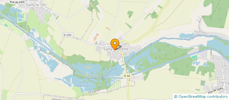 localisation de l'entreprise CATTEAU  SAILLY-LAURETTE