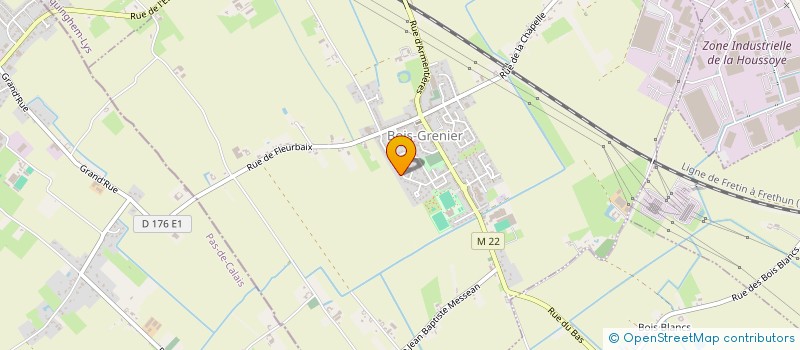 localisation de l'entreprise CATTEAU PAYSAGES  RADINGHEM EN WEPPES