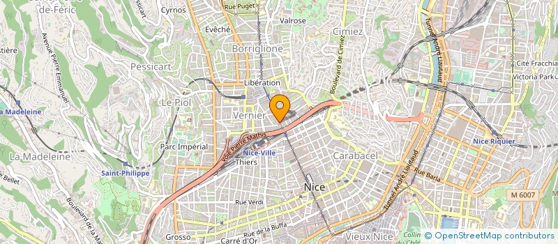 localisation de l'entreprise CATTEC à NICE