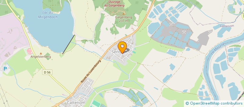 localisation de l'entreprise CATTENOM  CATTENOM