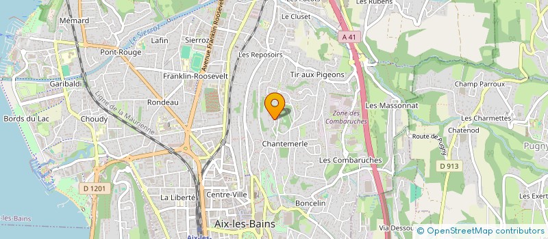 localisation de l'entreprise CATTEO  AIX-LES-BAINS