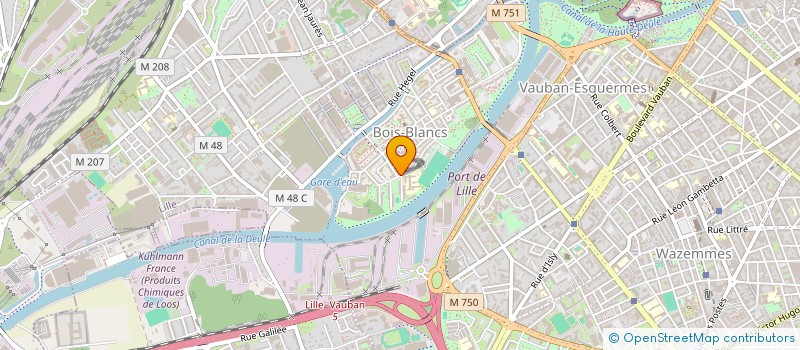 localisation de l'entreprise CATTEZ EURALIMENTAIRE à LILLE
