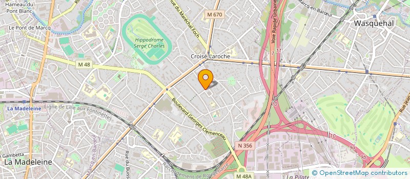 localisation de l'entreprise CATTIAUX à MARCQ-EN-BARŒUL