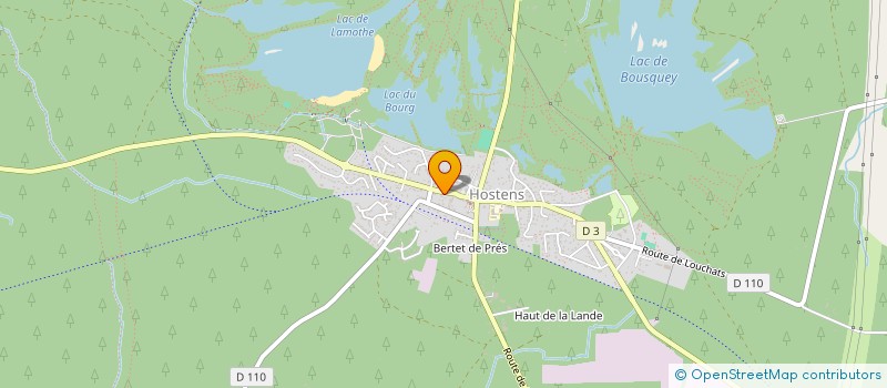 localisation de l'entreprise CATTIAUX  HOSTENS