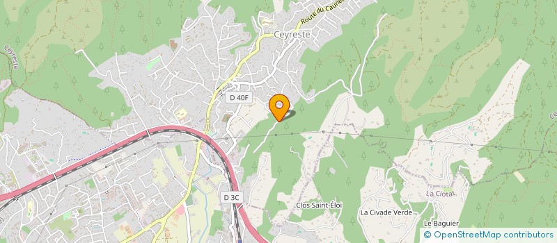 localisation de l'entreprise CATTLEYA  LA CIOTAT