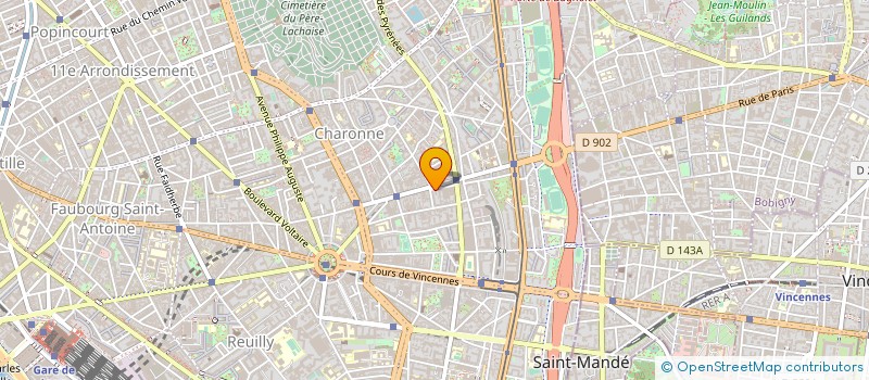 localisation de l'entreprise CATTLEYA PAYSAGES  PARIS