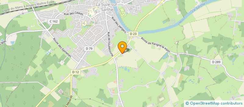 localisation de l'entreprise CATTLEYA TRIANAE  ROEZE-SUR-SARTHE