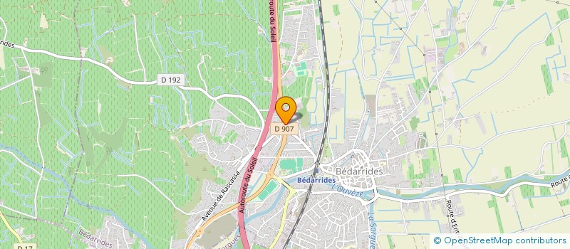 localisation de l'entreprise CATTO  BEDARRIDES