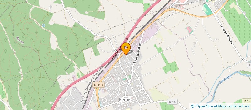 localisation de l'entreprise CATURRA  BERNIS