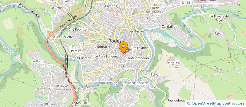 localisation de l'entreprise CATUSSE PIERRE SAS à RODEZ