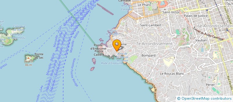 localisation de l'entreprise CATUTA à MARSEILLE