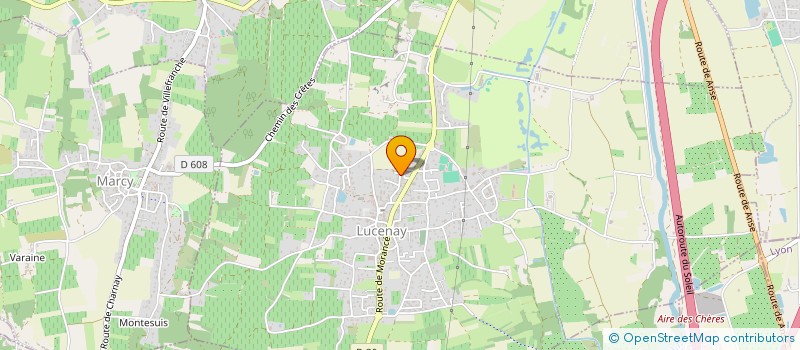 localisation de l'entreprise CATVE  LUCENAY