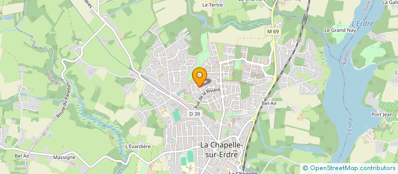 localisation de l'entreprise CATWOLF  LA CHAPELLE-SUR-ERDRE