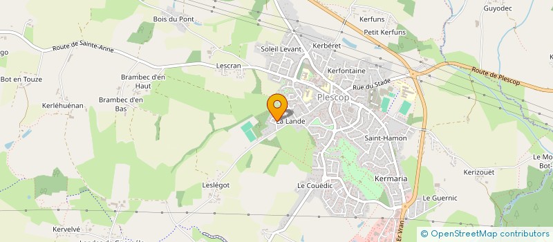 localisation de l'entreprise CATY  PLESCOP