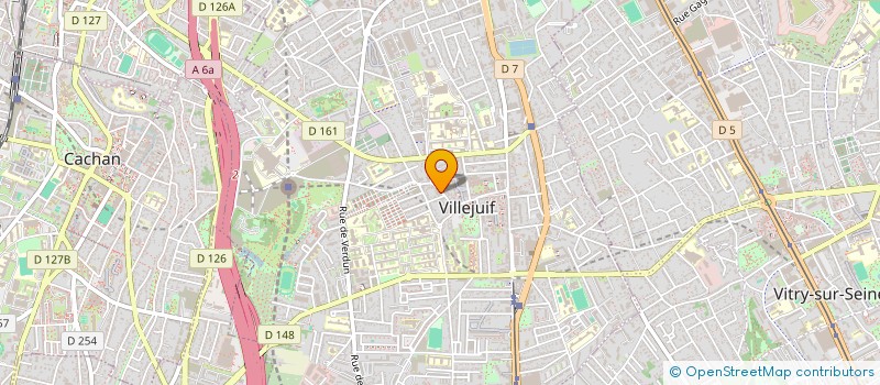 localisation de l'entreprise CATY BTP à VILLEJUIF