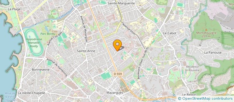 localisation de l'entreprise CATYDAN à MARSEILLE