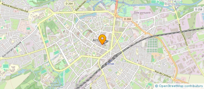 localisation de l'entreprise CATYMEL à ARRAS