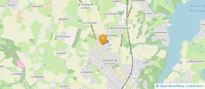 localisation de l'entreprise CATYMINI CONSEIL  SUCE-SUR-ERDRE