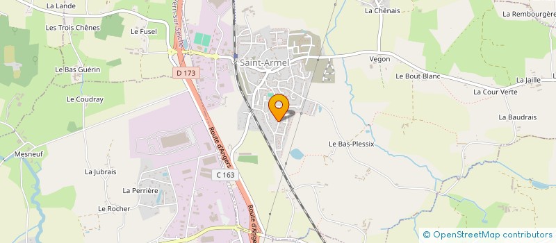 localisation de l'entreprise CATYV  SAINT-ARMEL