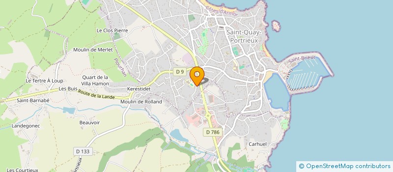 localisation de l'entreprise CAU DAVID ET CAU CECILE  SAINT-QUAY-PORTRIEUX