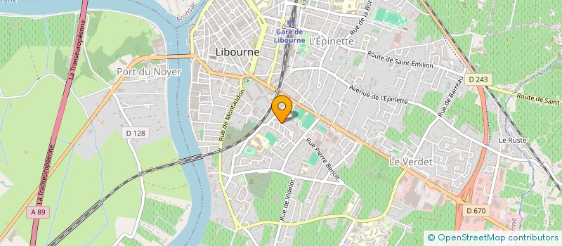 localisation de l'entreprise CAUAROS CONSULTING à LIBOURNE