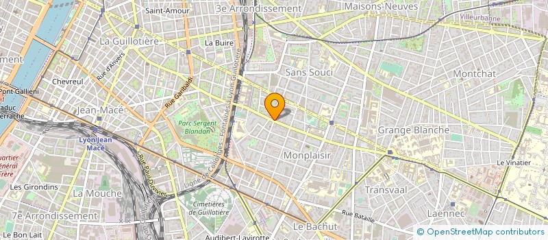 localisation de l'entreprise CAUBEFRA  LYON