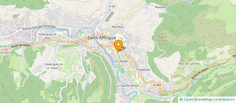 localisation de l'entreprise CAUBEL-BIROT à SAINT-AFFRIQUE