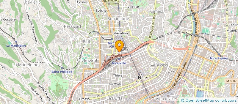 localisation de l'entreprise CAUBEL ET GUILLET  NICE