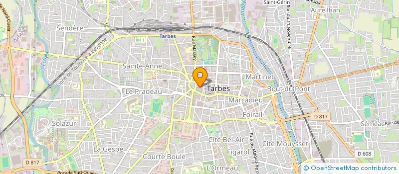 localisation de l'entreprise CAUBERY COOKIES  TARBES