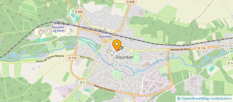 localisation de l'entreprise CAUBET                        YVES  DOURDAN