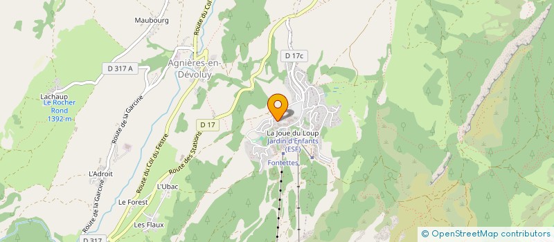 localisation de l'entreprise CAUBTEAM  DEVOLUY