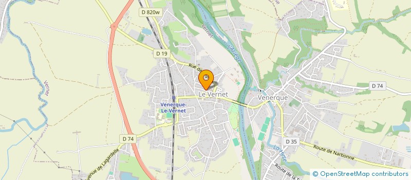 localisation de l'entreprise CAUCAL LMNP  VERNET