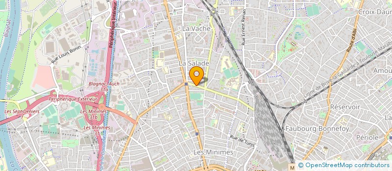 localisation de l'entreprise CAUCANAS - LEGENDRE à TOULOUSE