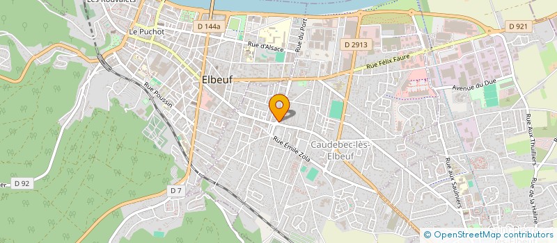 localisation de l'entreprise CAUCHIS  CAUDEBEC-LES-ELBEUF