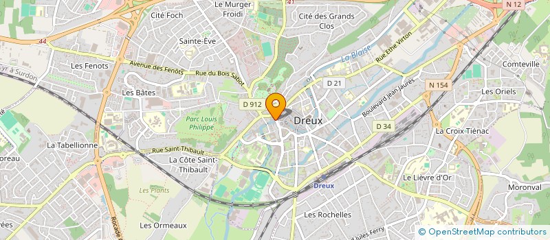 localisation de l'entreprise CAUCHON-PAVAN AVOCATS ASSOCIES à DREUX