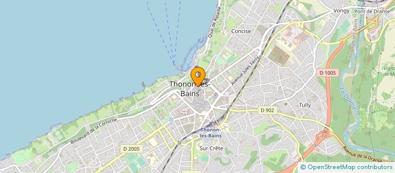 localisation de l'entreprise CAUCHY à THONON-LES-BAINS