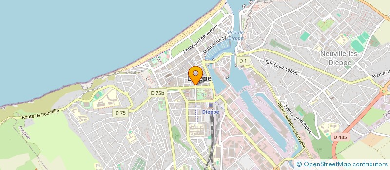 localisation de l'entreprise CAUCHY GONCALVES  DIEPPE