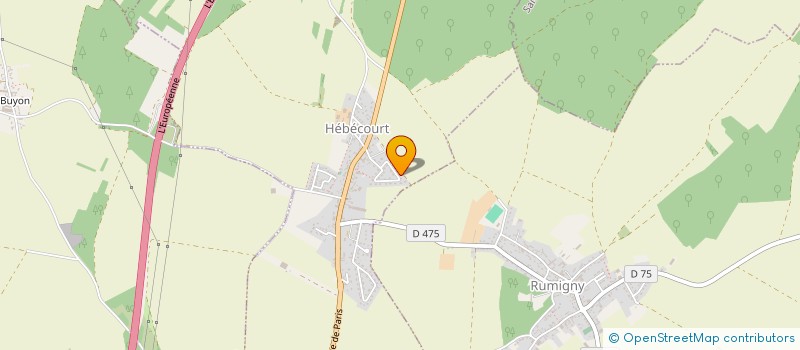 localisation de l'entreprise CAUCHY IMMO  HEBECOURT