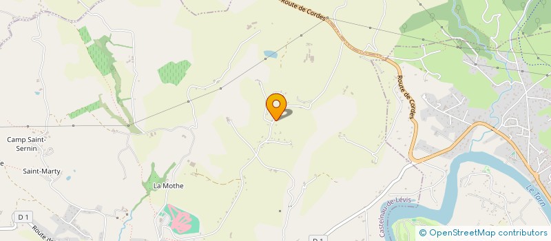 localisation de l'entreprise CAUCHY P.E.M - PARCS ET JARDINS  LESCURE-D'ALBIGEOIS