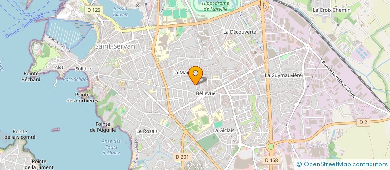 localisation de l'entreprise CAUCHYGALLE  SAINT-MALO