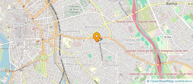 localisation de l'entreprise CAUCOLIBERIS à TOULOUSE